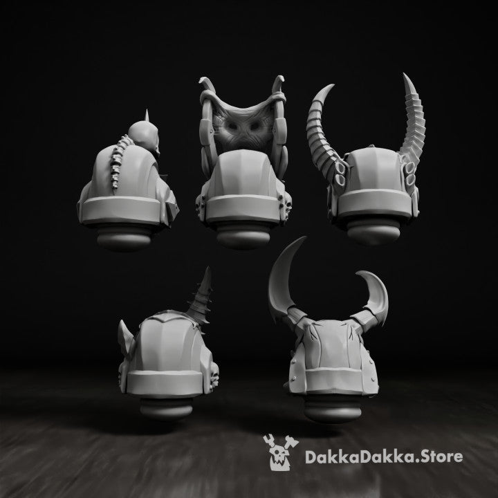 CW "Predators" Head Bits Set x5 by DakkaDakka - image 2