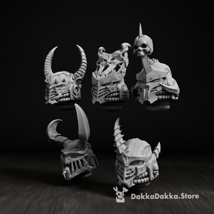 CW "Predators" Head Bits Set x5 by DakkaDakka - image 1