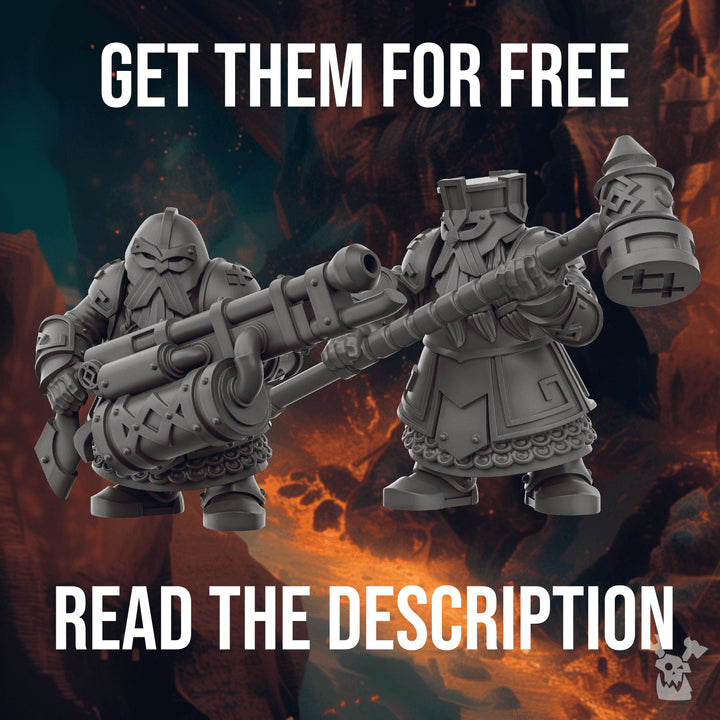 Grimworld: Battle for Underholme Promo Models (Steelhill Dwarfs) by DakkaDakka - image 2