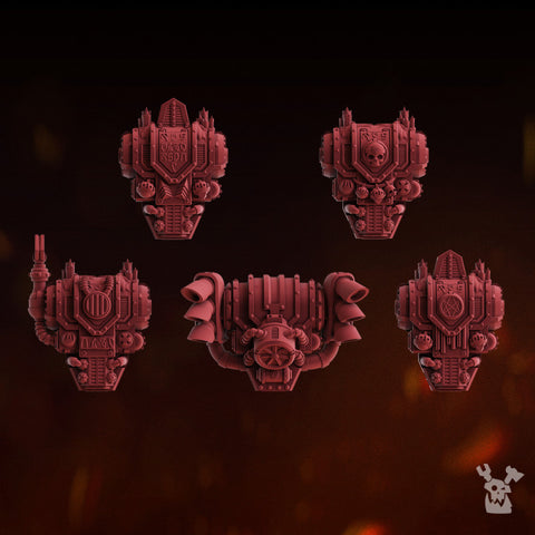 Fire Preachers Backpacks Set x5 by DakkaDakka - image 1
