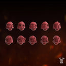 Fire Preachers Heads Set x10 by DakkaDakka - image 1