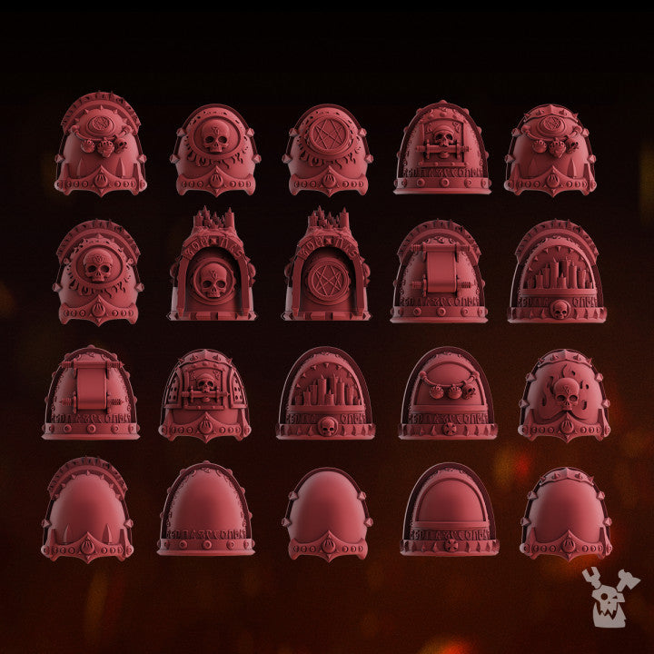Fire Preachers Shoulder Pads Set x20 by DakkaDakka - image 2