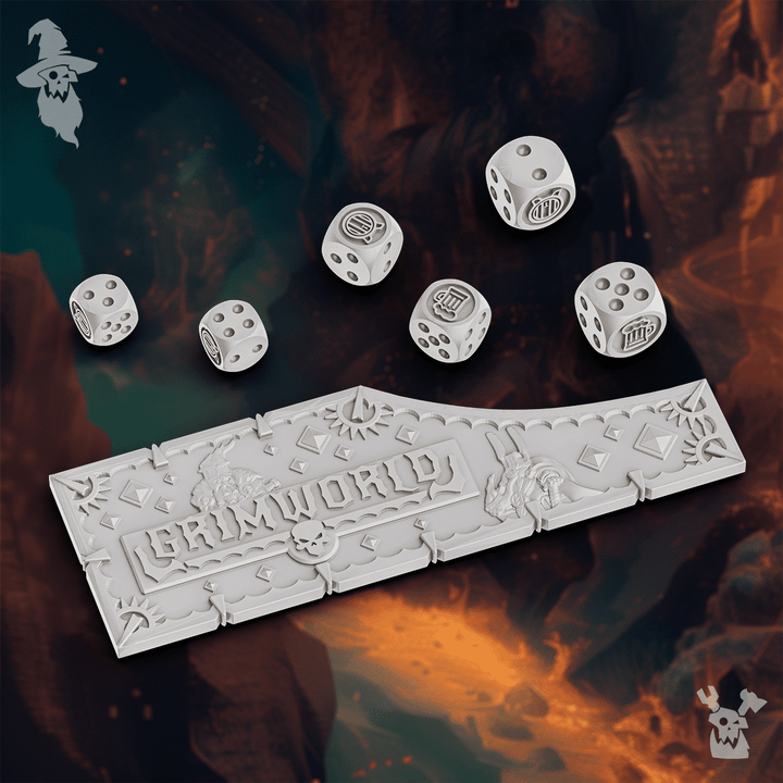 Grimworld Gauge and Dice by DakkaDakka - image 1