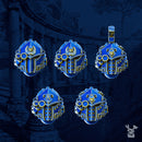 Gravis Princeps Heads Set x5 - Space Bits of Legio Prima Victrix by DakkaDakka - image 1