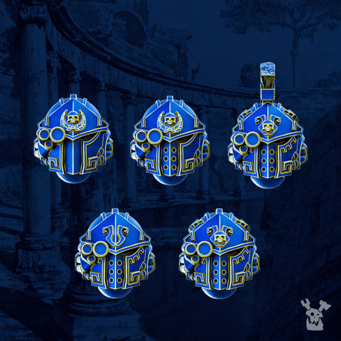 Gravis Princeps Heads Set x5 - Space Bits of Legio Prima Victrix by DakkaDakka - image 1