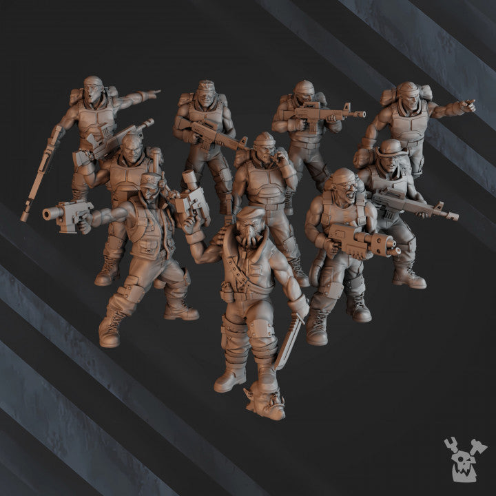 Green Hell Division Infantry Squad (pre-assembled) by DakkaDakka - image 3