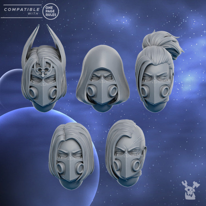 Silver Moon Daughters Heads Set by DakkaDakka - image 3