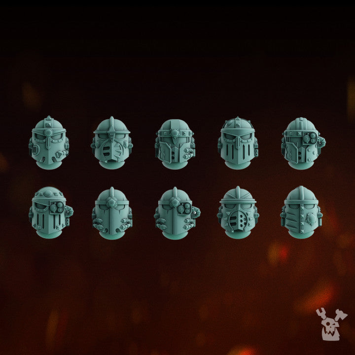 Lunar Knights Heads Set x10 by DakkaDakka - image 2