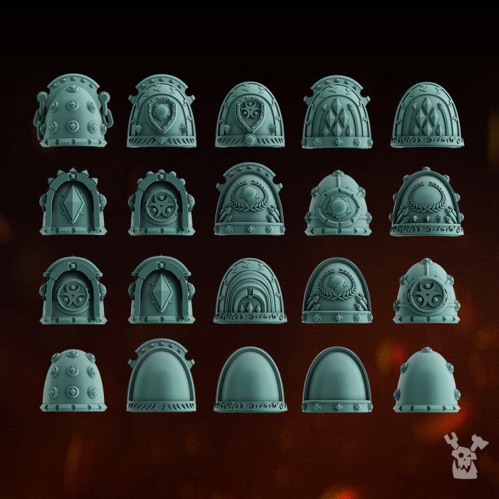 Lunar Knights Shoulder Pads Set x20 by DakkaDakka - image 2