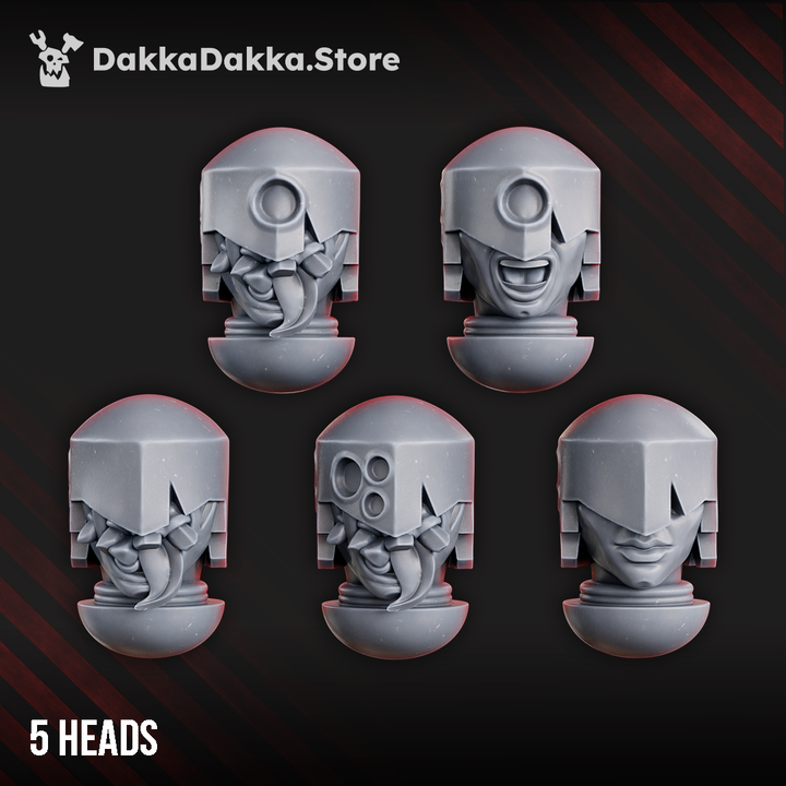 Piper The Cursed Heads Set