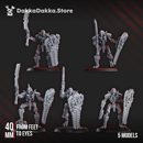 Command squad lychguards with sword and shield by DakkaDakka - image 3