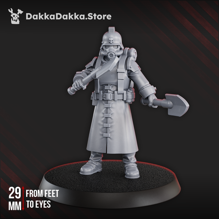 3rd Death Division Dual Shovel Warrior by DakkaDakka - image 1