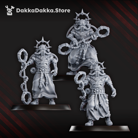 Machine Cult Shock priests with staff x5 by DakkaDakka - image 1
