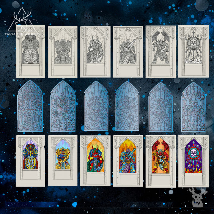 Sanctum of Repentance Bad Guys Stained Glass Windows by DakkaDakka - image 3