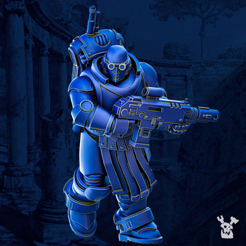 Tacet Vestiga Squad Build Kit - Recon Armored Space Assault Unit of Legio Prima Victrix by DakkaDakka - image 1