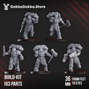 Ignisaurus Clan Warriors Build Kit - Prime Armored Battleline Squad of Space Knights by DakkaDakka - image 3