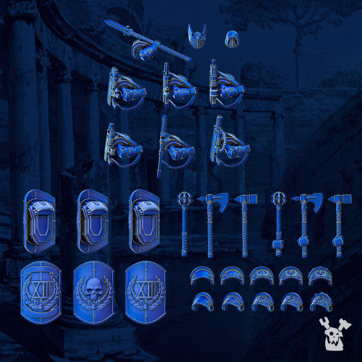 Vexillum Upgrade Pack (veterans) - Space Bits of Legio Prima Victrix by DakkaDakka - image 3