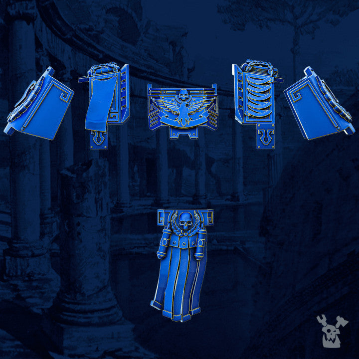 Legio Prima Victrix Upgrade Pack For Gravis Walker - Space Bits by DakkaDakka - image 2