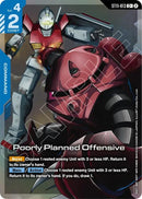 Image for Poorly Planned Offensive (C+) (ST11-013) (Starter Deck 11: Aquatic Assault) (ST11) - Gundam Card Game