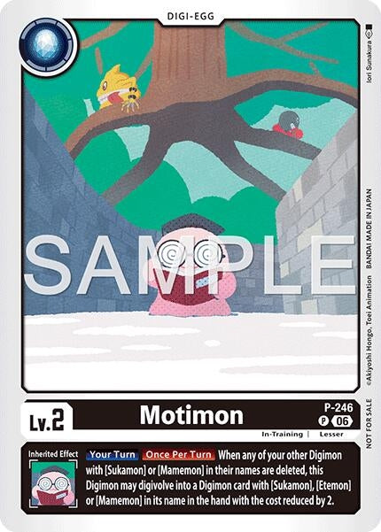 Image for Motimon (Official Store Tournament 2026 Vol. 4 Participant) (P-246 P) (Digimon Promotion Cards) (D-PR) - Digimon Card Game