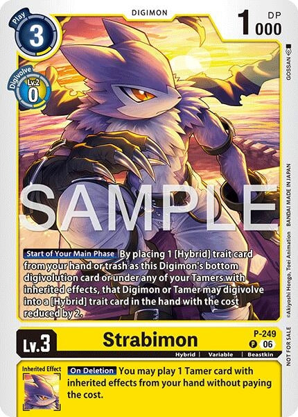 Image for Strabimon (Official Store Tournament 2026 Vol. 4 Participant) (P-249 P) (Digimon Promotion Cards) (D-PR) - Digimon Card Game