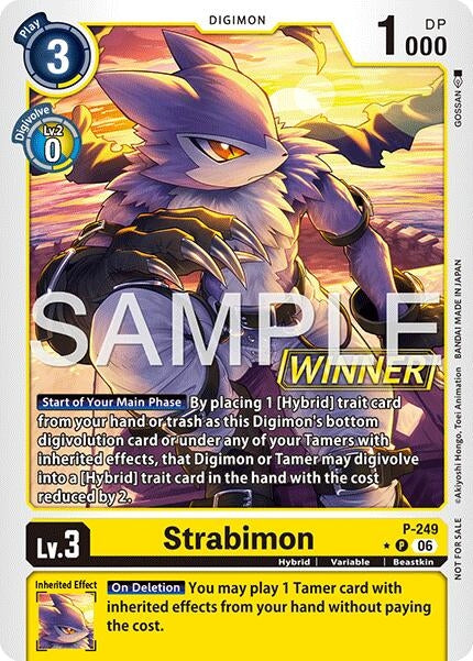 Image for Strabimon (Official Store Tournament 2026 Vol. 4 Winner) (P-249 P) (Digimon Promotion Cards) (D-PR) - Digimon Card Game
