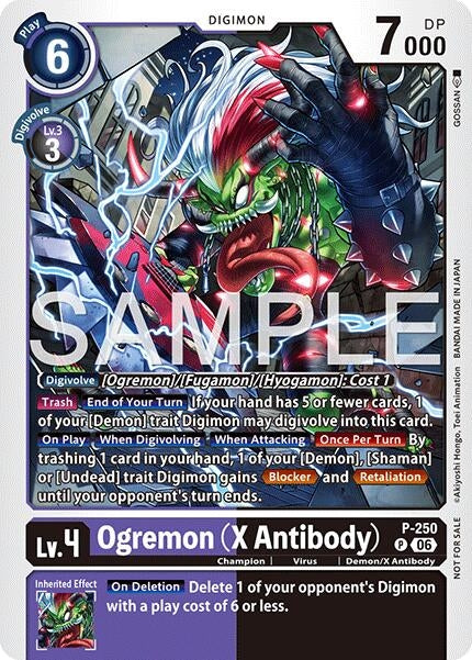 Image for Ogremon (X Antibody) (Official Store Tournament 2026 Vol. 4 Participant) (P-250 P) (Digimon Promotion Cards) (D-PR) - Digimon Card Game