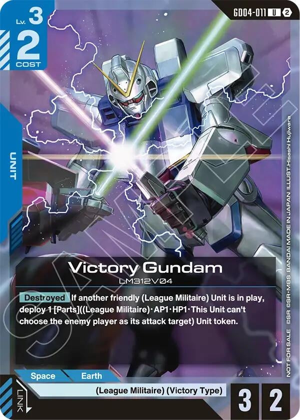 Image for Victory Gundam (Store Tournament Participation Pack 06) (GD04-011) (Gundam Promotional Cards) (GCG-PR) - Gundam Card Game
