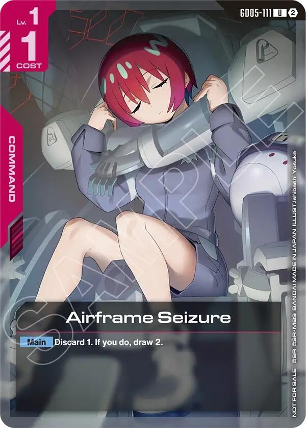 Image for Airframe Seizure (Store Tournament Participation Pack 06) (GD05-111) (Gundam Promotional Cards) (GCG-PR) - Gundam Card Game