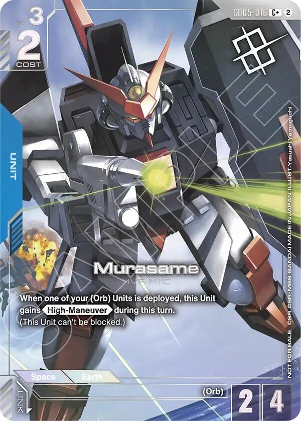 Image for Murasame (Store Tournament Winner Pack 06) (GD05-016) (Gundam Promotional Cards) (GCG-PR) - Gundam Card Game