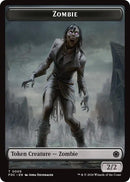 Image for Zombie // The Monarch Double-Sided Token (5 // 17) (Commander: Foundations) (FDC) - Magic: The Gathering