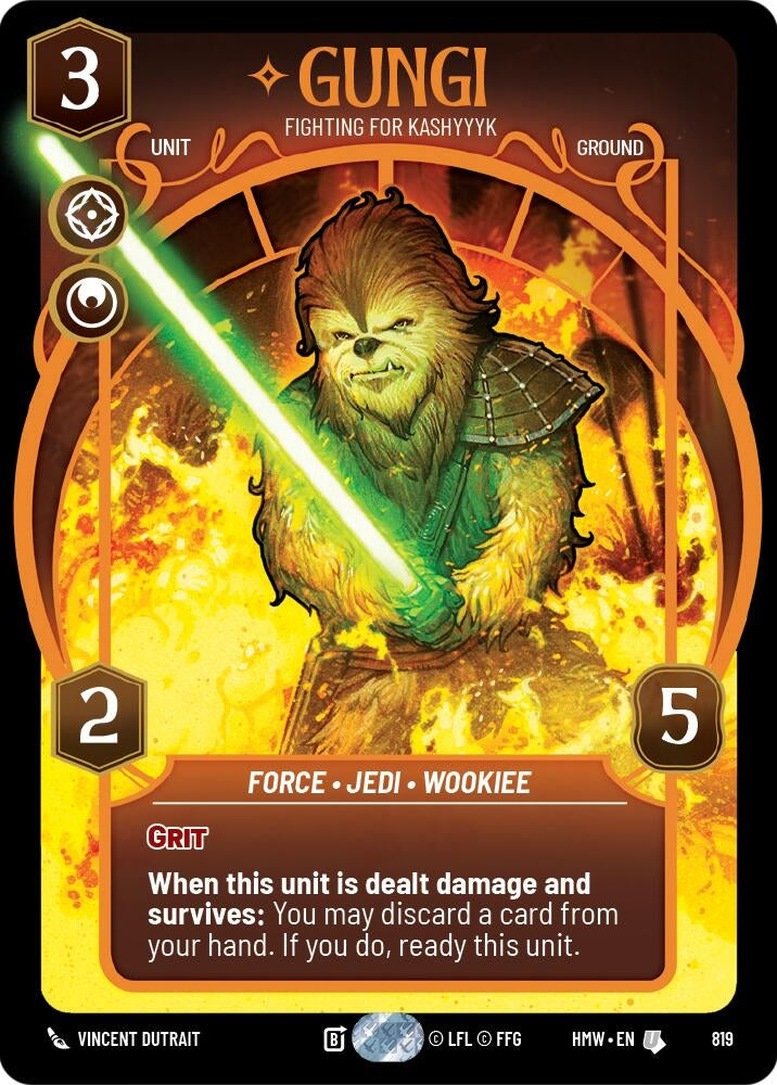 Image for Gungi - Fighting for Kashyyyk (Prestige) (819) (Homeworlds) (HMW) - Star Wars: Unlimited