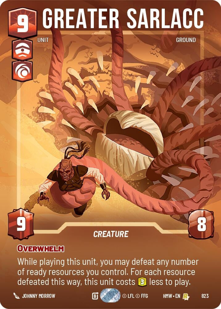 Image for Greater Sarlacc (Prestige) (823) (Homeworlds) (HMW) - Star Wars: Unlimited