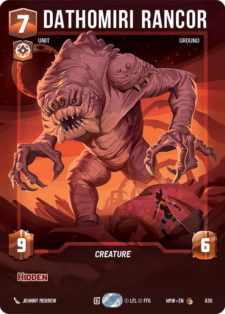 Image for Dathomiri Rancor (Prestige) (830) (Homeworlds) (HMW) - Star Wars: Unlimited