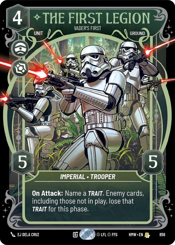 Image for The First Legion - Vader's Fist (Prestige Foil) (858) (Homeworlds) (HMW) - Star Wars: Unlimited