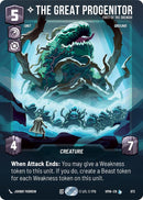 Image for The Great Progenitor - First of the Drengir (Prestige Foil) (873) (Homeworlds) (HMW) - Star Wars: Unlimited