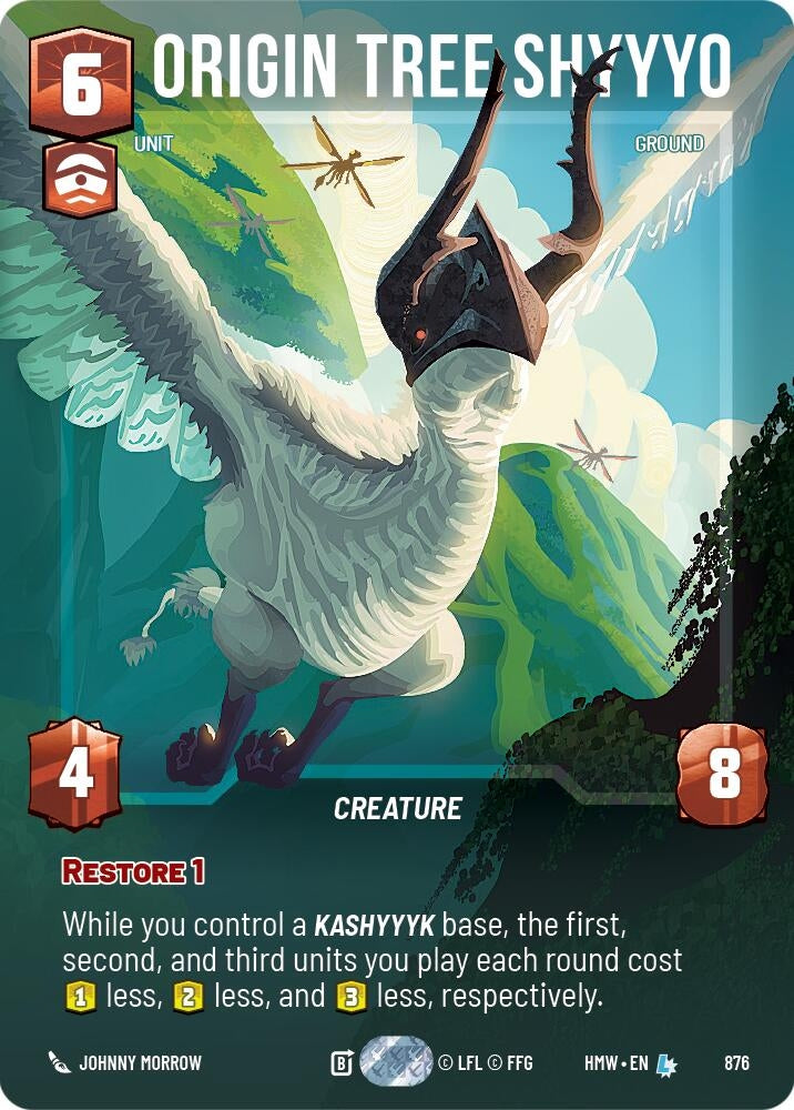 Image for Origin Tree Shyyyo (Prestige Foil) (876) (Homeworlds) (HMW) - Star Wars: Unlimited
