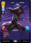 Image for Mae - Kill the Dream (Prestige Foil) (883) (Homeworlds) (HMW) - Star Wars: Unlimited
