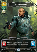 Image for Saw Gerrera - Shadowlands Insurgent (Prestige Foil) (893) (Homeworlds) (HMW) - Star Wars: Unlimited