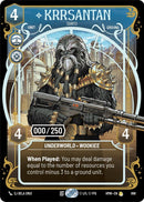 Image for Krrsantan - Santo (Serialized) (898) (Homeworlds) (HMW) - Star Wars: Unlimited