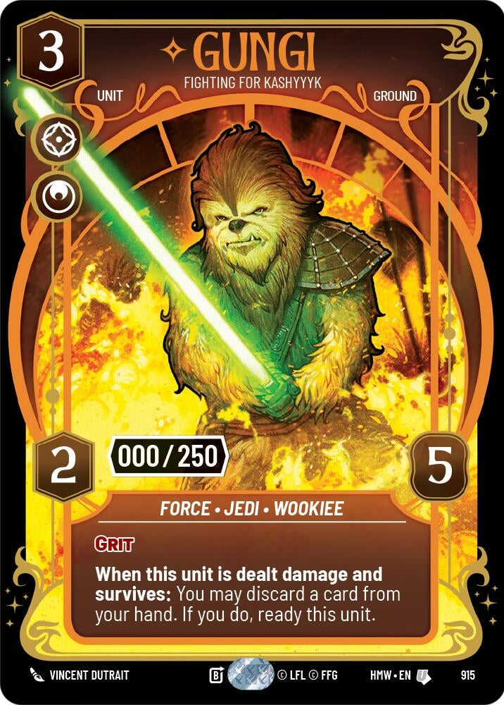 Image for Gungi - Fighting for Kashyyyk (Serialized) (915) (Homeworlds) (HMW) - Star Wars: Unlimited