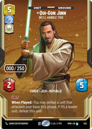 Image for Qui-Gon Jinn - We'll Handle This (Serialized) (933) (Homeworlds) (HMW) - Star Wars: Unlimited