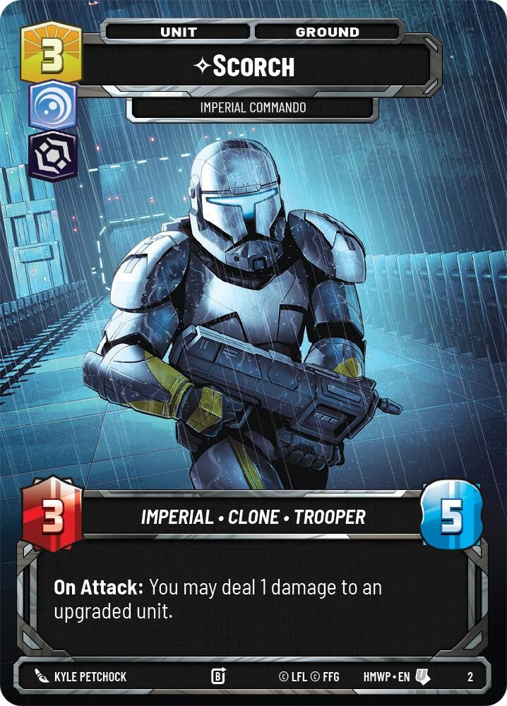 Image for Scorch - Imperial Commando (2) (Homeworlds: Weekly Play Promos) (HMWP) - Star Wars: Unlimited