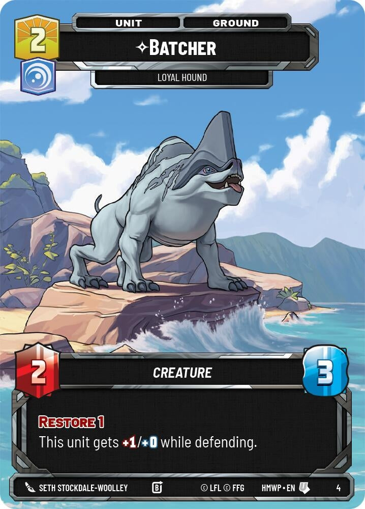 Image for Batcher - Loyal Hound (4) (Homeworlds: Weekly Play Promos) (HMWP) - Star Wars: Unlimited