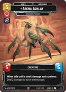 Image for Arena Acklay - Screaming Predator (10) (Homeworlds: Weekly Play Promos) (HMWP) - Star Wars: Unlimited