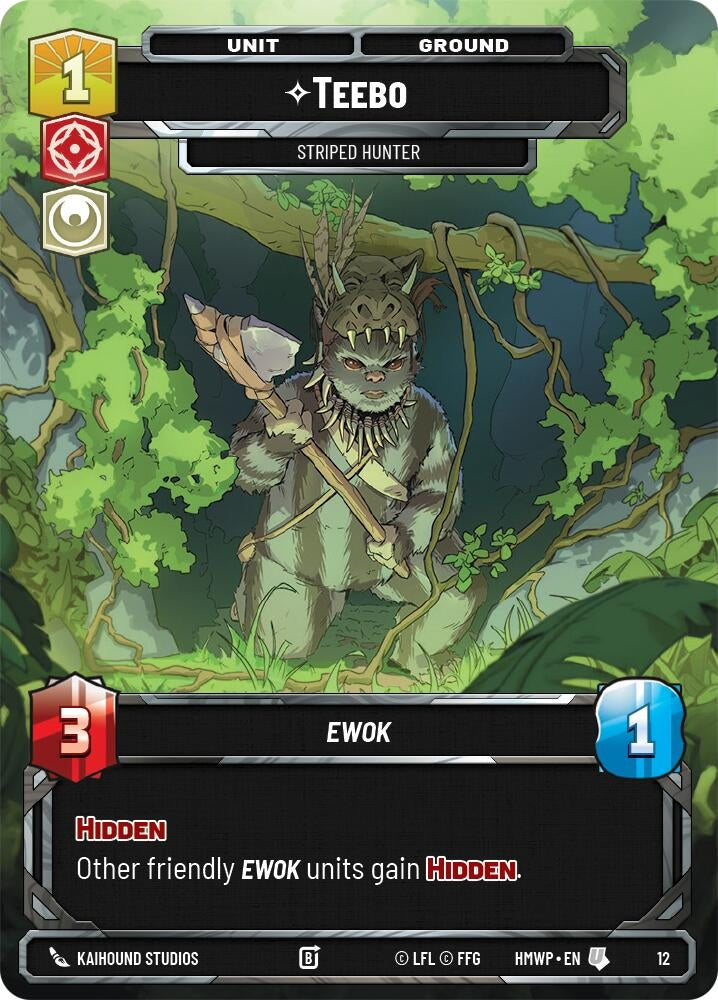 Image for Teebo - Striped Hunter (12) (Homeworlds: Weekly Play Promos) (HMWP) - Star Wars: Unlimited