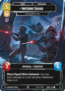 Image for Inferno Squad - We Can Grieve Later (15) (Homeworlds: Weekly Play Promos) (HMWP) - Star Wars: Unlimited