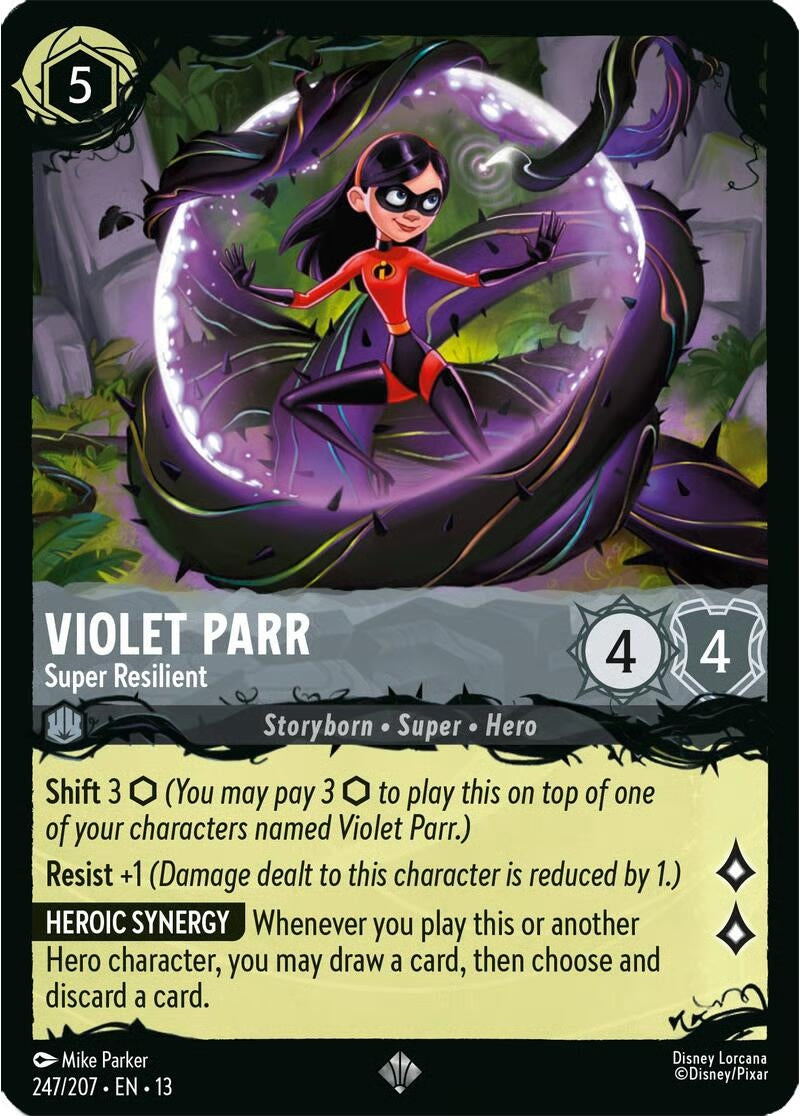 Image for Violet Parr - Super Resilient (247/207) (Illumineer's Quest: The Great Hunny Rescue) (Q3) - Disney Lorcana