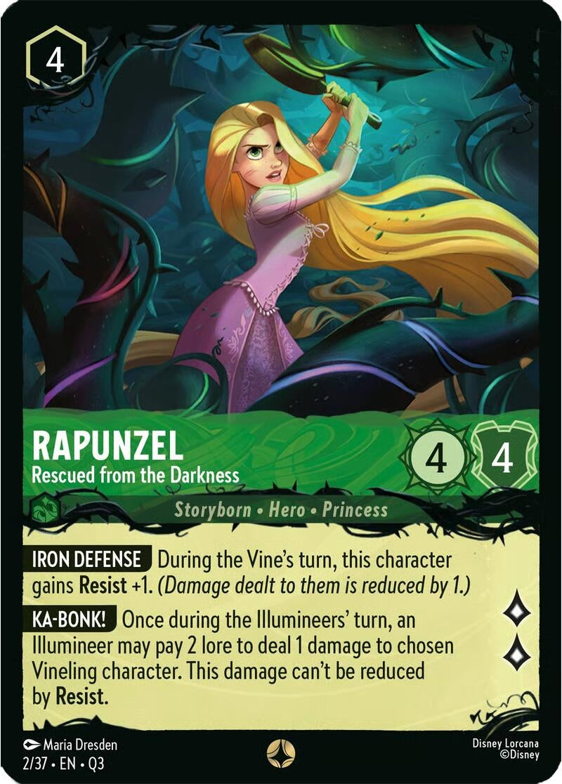 Image for Rapunzel - Rescued from the Darkness (2/37) (Illumineer's Quest: The Great Hunny Rescue) (Q3) - Disney Lorcana