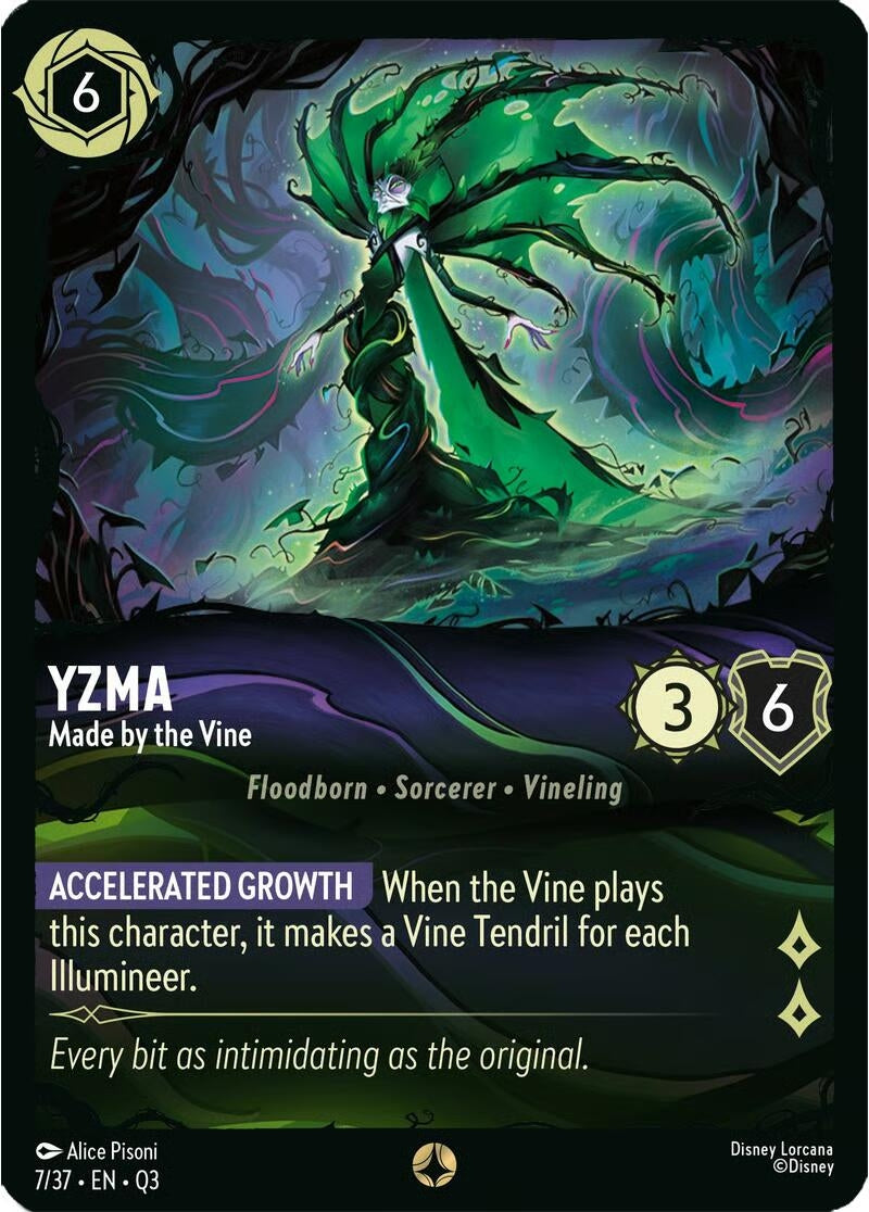 Image for Yzma - Made by the Vine (7/37) (Illumineer's Quest: The Great Hunny Rescue) (Q3) - Disney Lorcana
